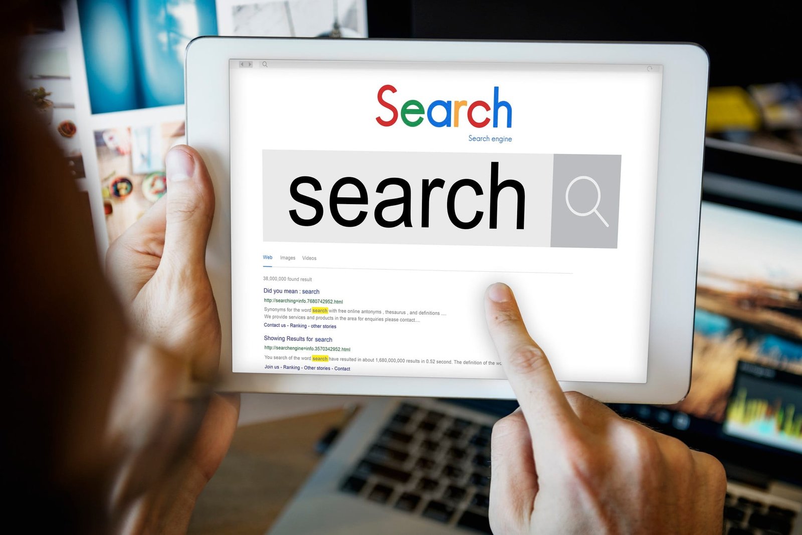 Search Engine Optimisation (SEO) graphic